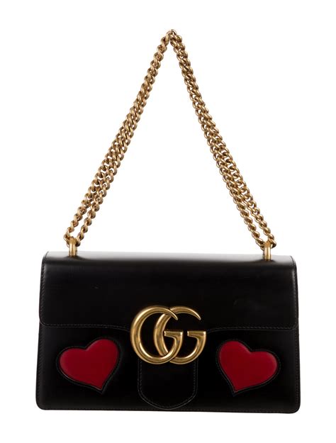 gucci purse with hearts|gucci marmont matelassé shoulder bag.